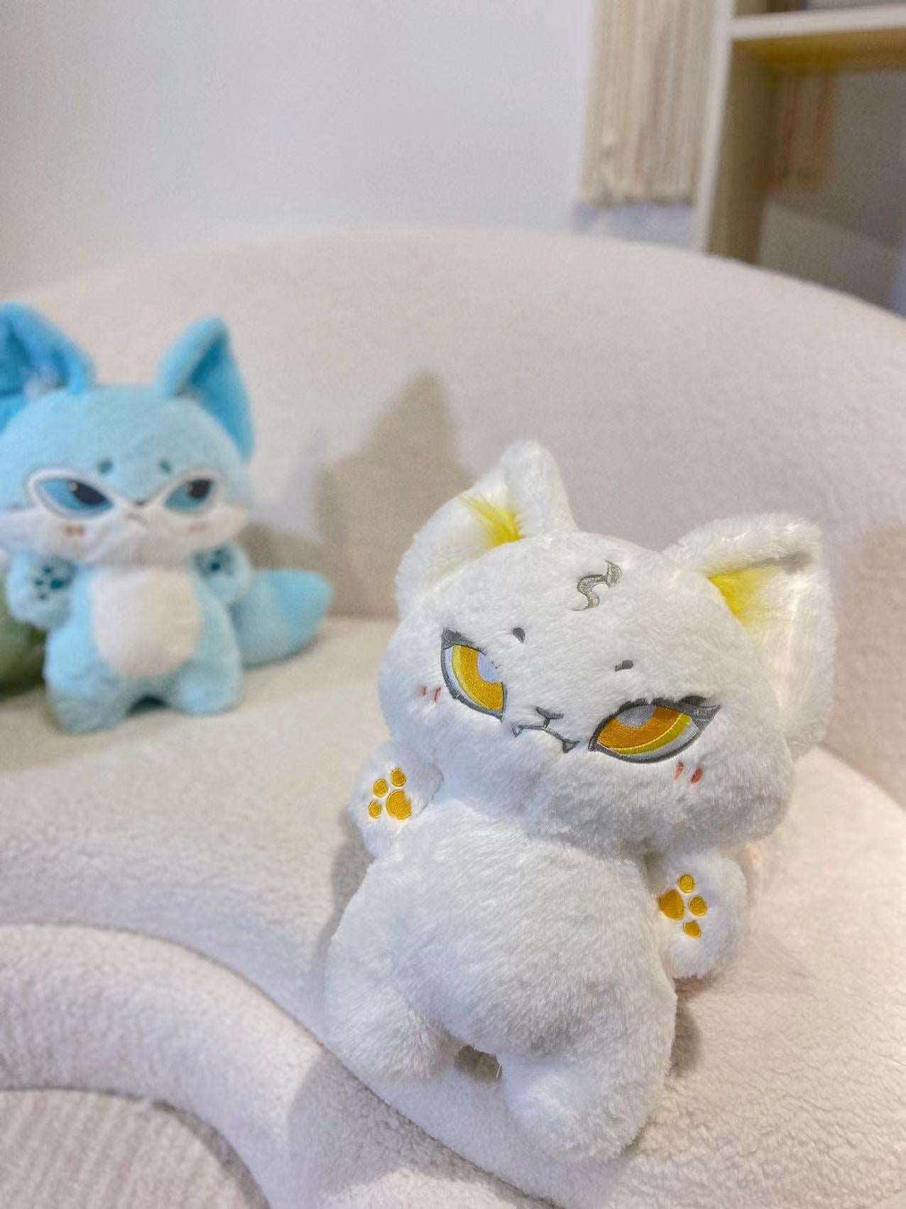 Sleek Fox Plushie-Handmade Plushie