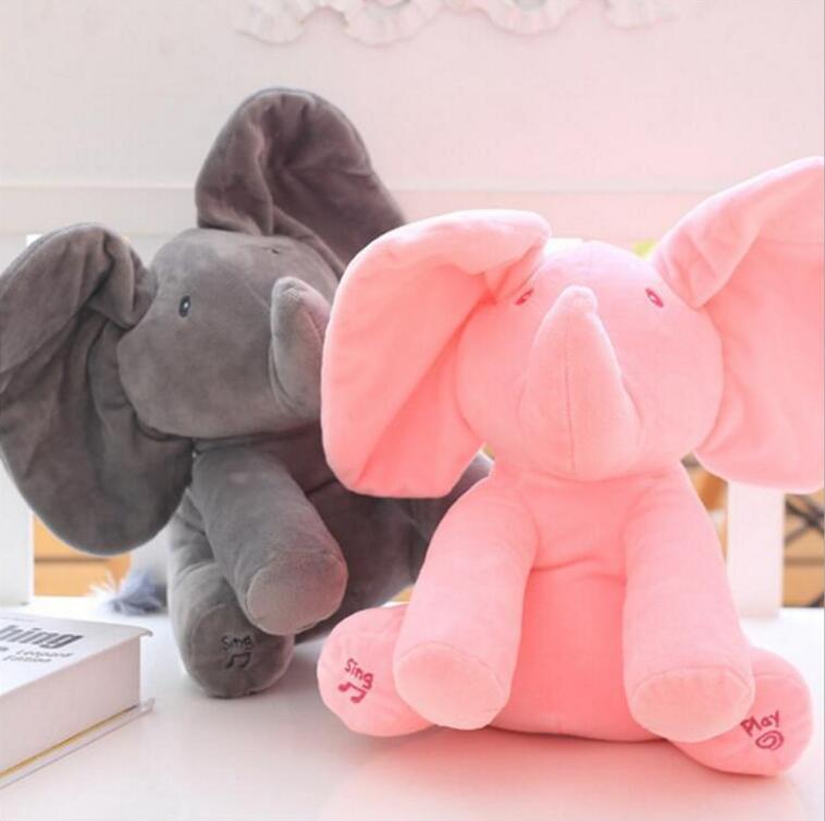 Singing Elephant Animated Plush Toy