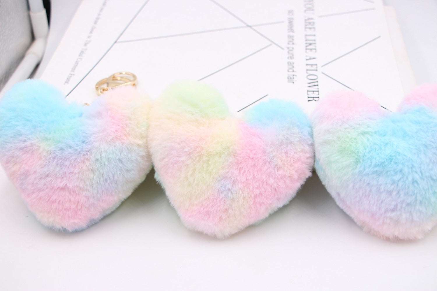 keychain pom pom