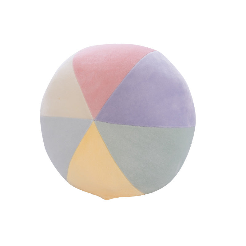 Girly Heart Rainbow Plush Pillow