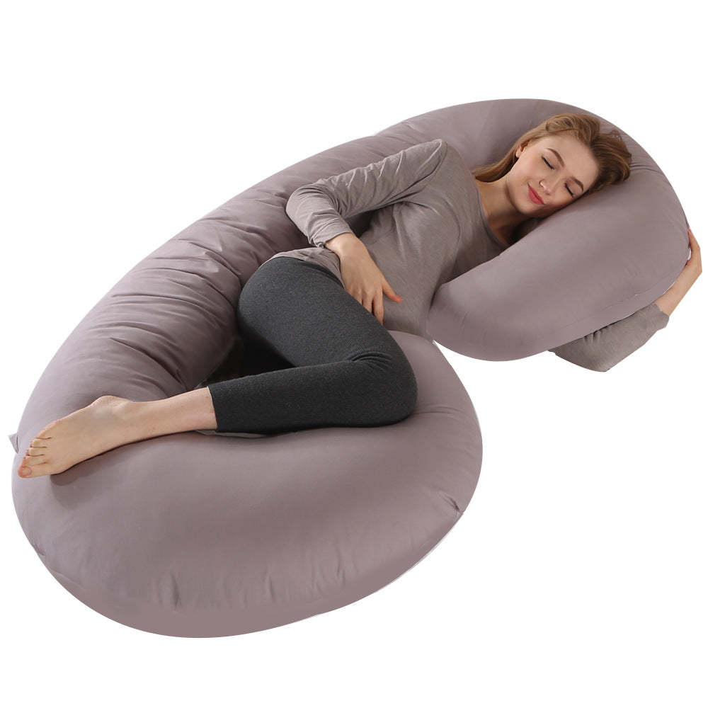 c shaped pregnancy pillow