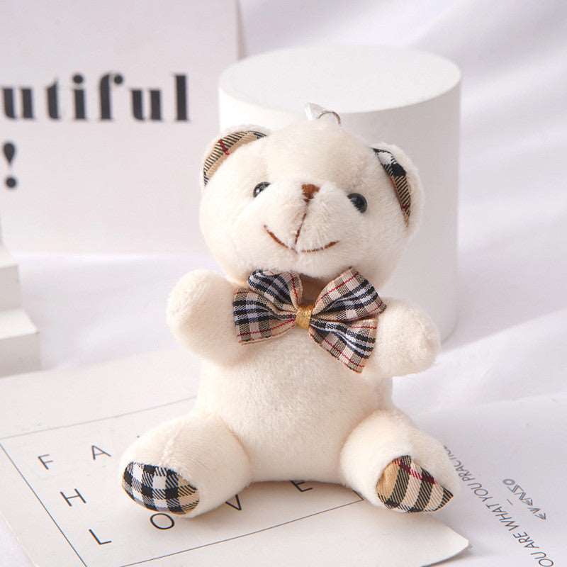 Plaid Bear Plush Keychain | Bag Charm