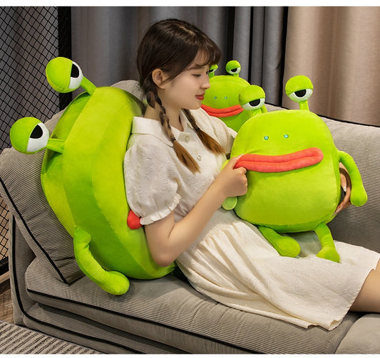 Embrace Quirkiness with Our Ugly And Cute Frog Pillow Plush Toy