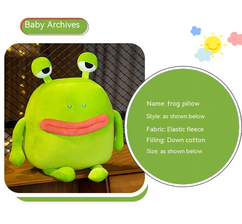 Embrace Quirkiness with Our Ugly And Cute Frog Pillow Plush Toy