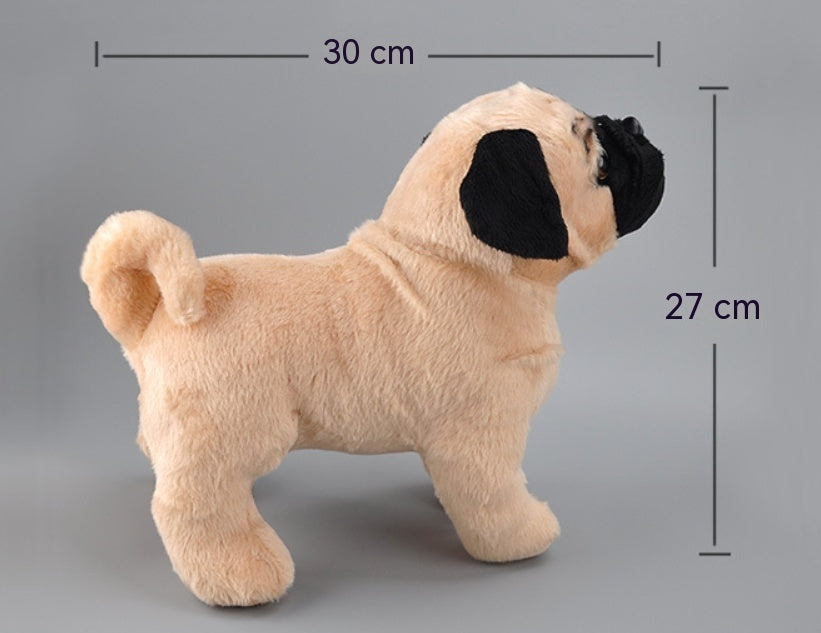 Simulation Pug Plush Toy