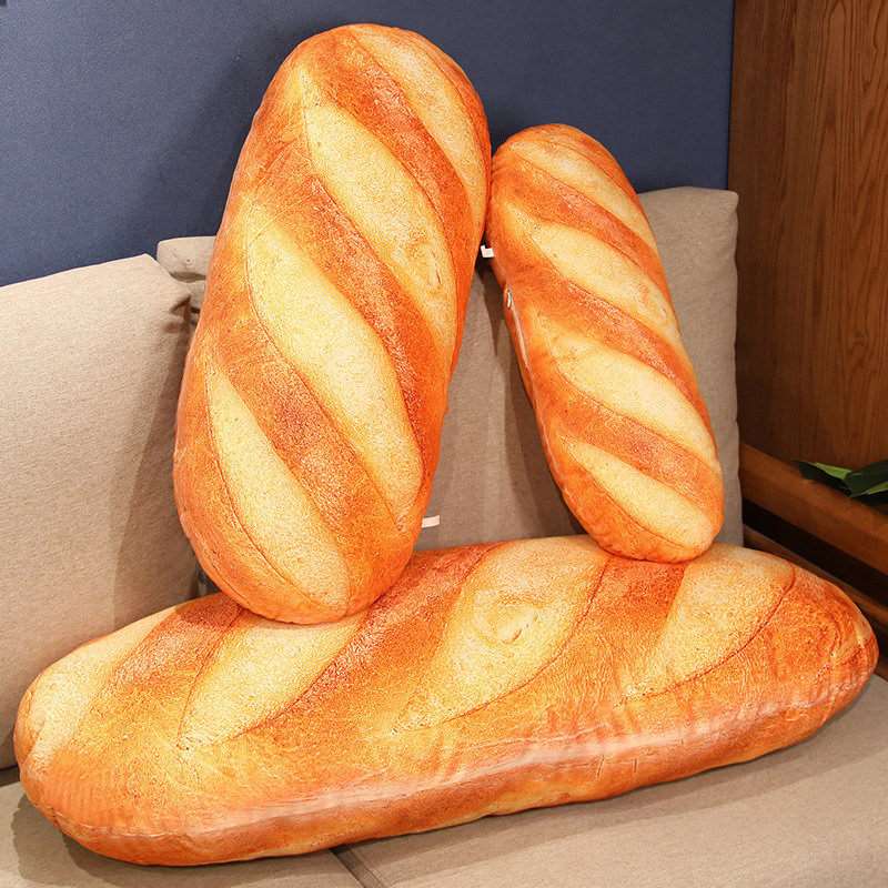 Adorable Bread Plush Pillow