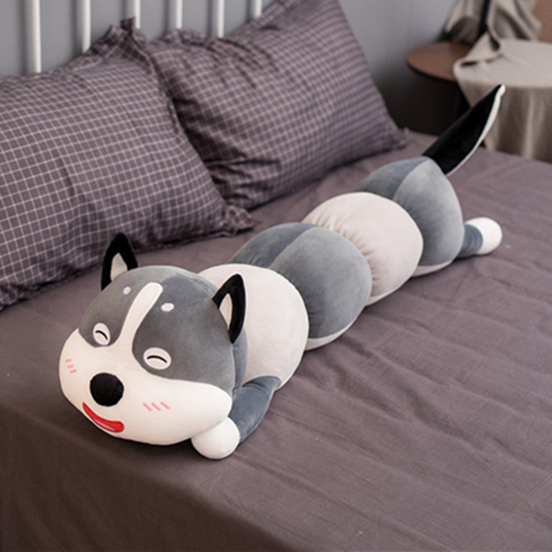 Grey Long Cat Plush Toy