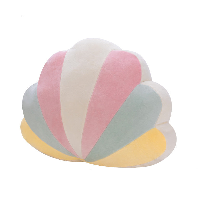 Girly Heart Rainbow Plush Pillow