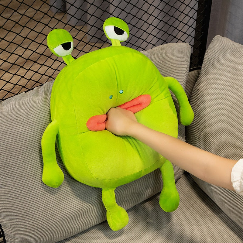 Embrace Quirkiness with Our Ugly And Cute Frog Pillow Plush Toy