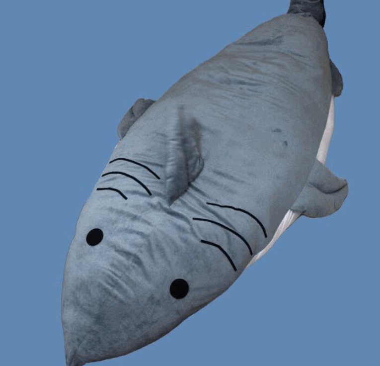 Shark Sleeping Bag Plush Toy