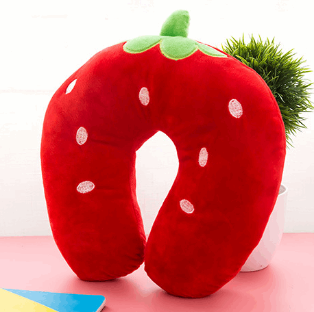 Comfortable Cartoon U Shaped Travel Pillow