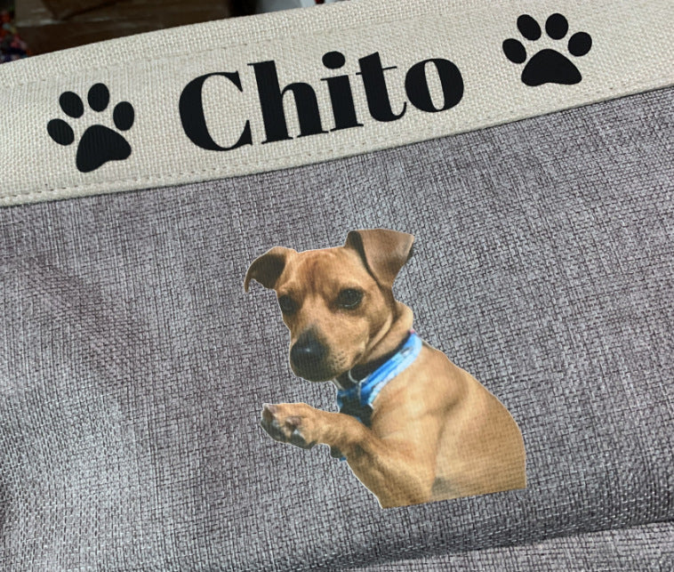 Personalized Dog Toy Storage Basket