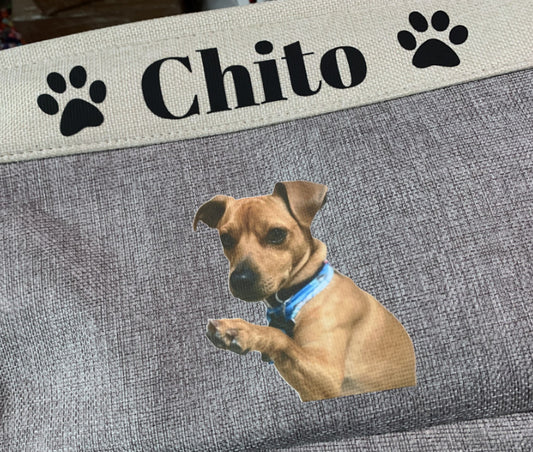 Personalized Dog Toy Storage Basket