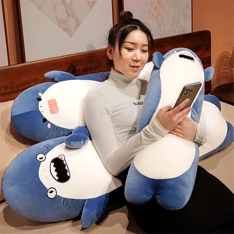 large shark plushie