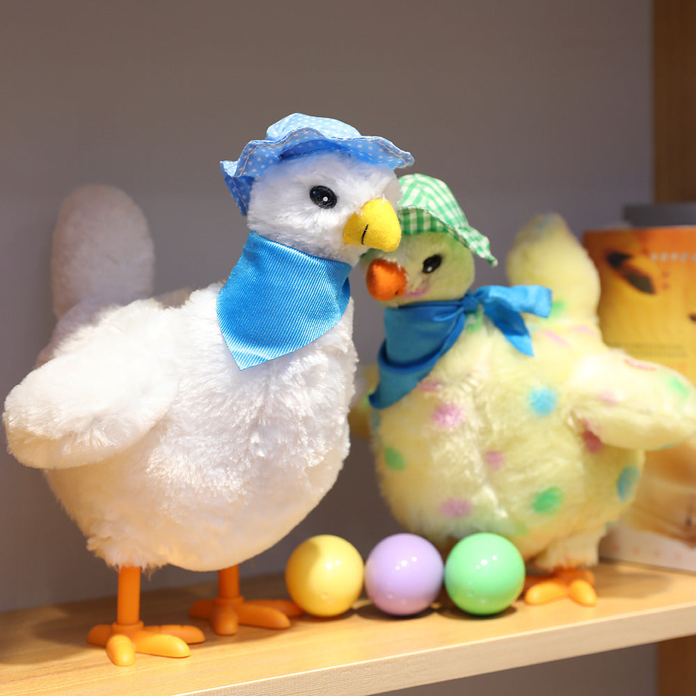 Plush Toy Under Laying Hens Electric Plush Toy
