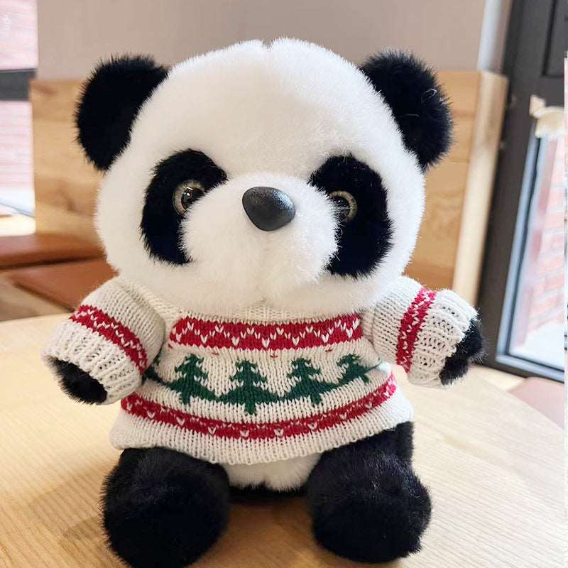 National Treasure Giant Panda Sweater Plush Toy