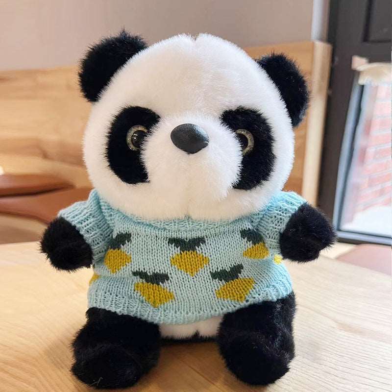 National Treasure Giant Panda Sweater Plush Toy
