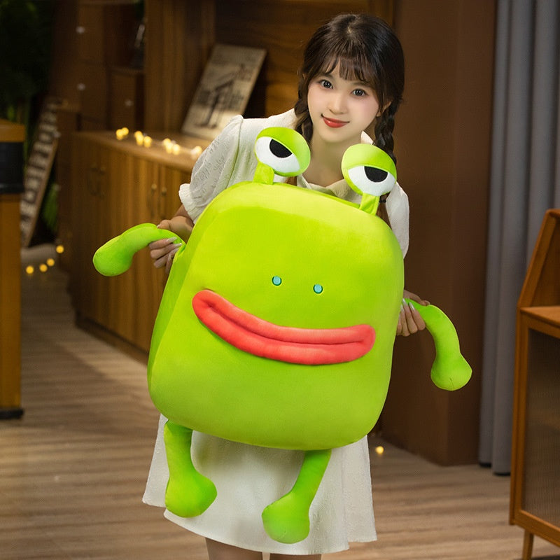 Embrace Quirkiness with Our Ugly And Cute Frog Pillow Plush Toy
