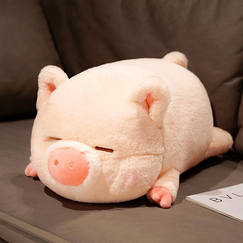 squinting eyes Squishy Piggy Plush Toy