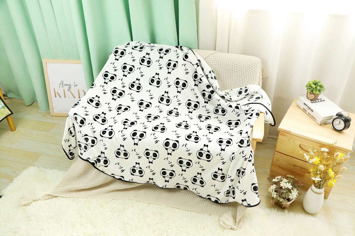 Panda Plush Blanket Pillow