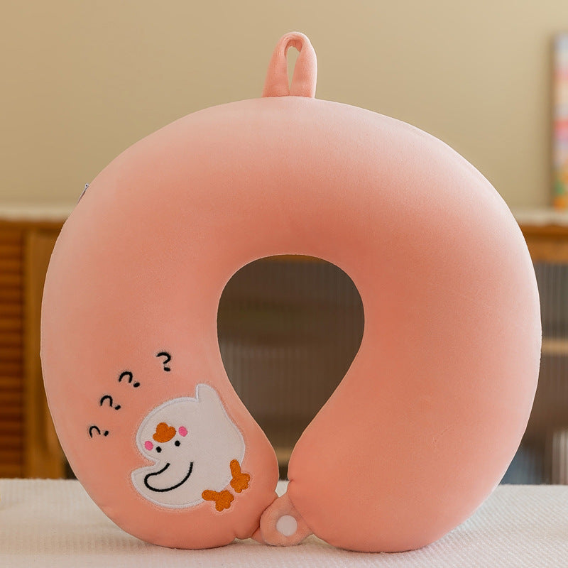 Cartoon Memory U-shaped Travel Pillow