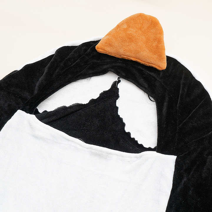 Penguin Cozy Flannel Plush Blanket