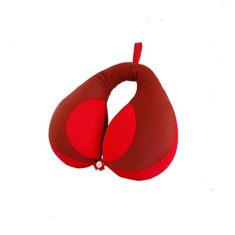 Red U-shape Kids Neck Pillow