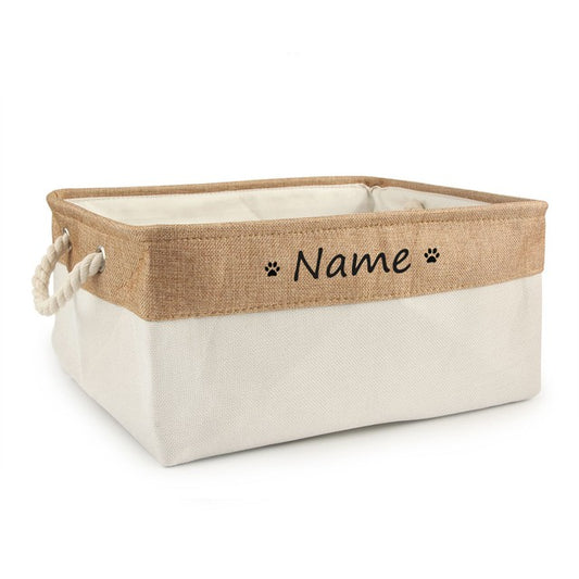 Personalized Pet Storage Box-Custom Toy Basket