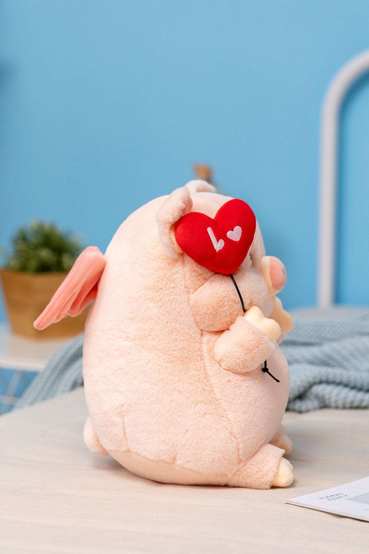 Angelic Piggy Plush Toy