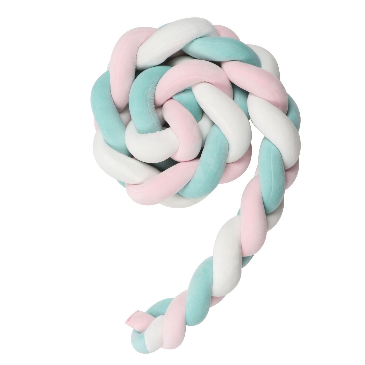 Braided Cot Bumper Baby Crib Protector