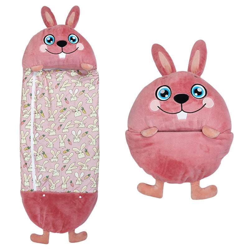 Kids Cartoon Animal Plush Sleeping Bag
