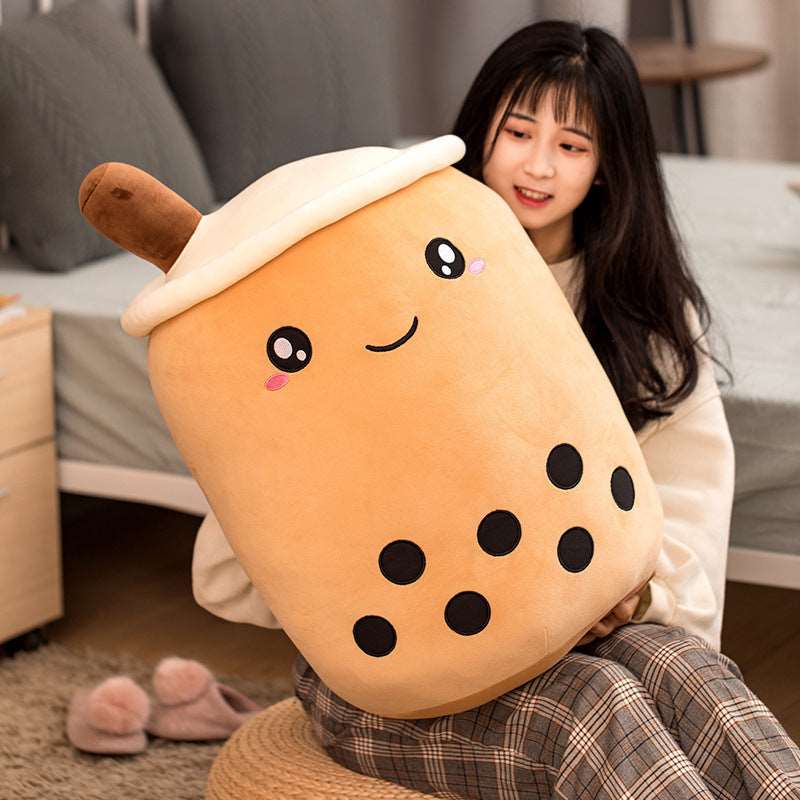 Bubble Tea Plush Pillows-Boba Soft Toys