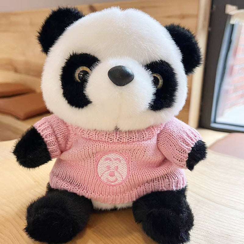 National Treasure Giant Panda Sweater Plush Toy