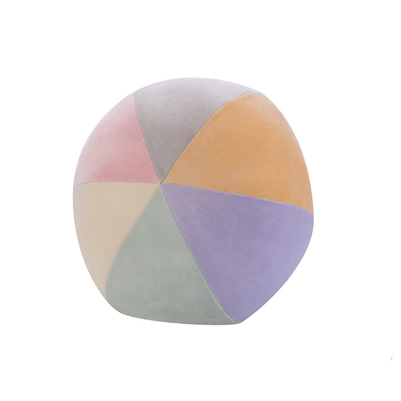 Girly Heart Rainbow Plush Pillow
