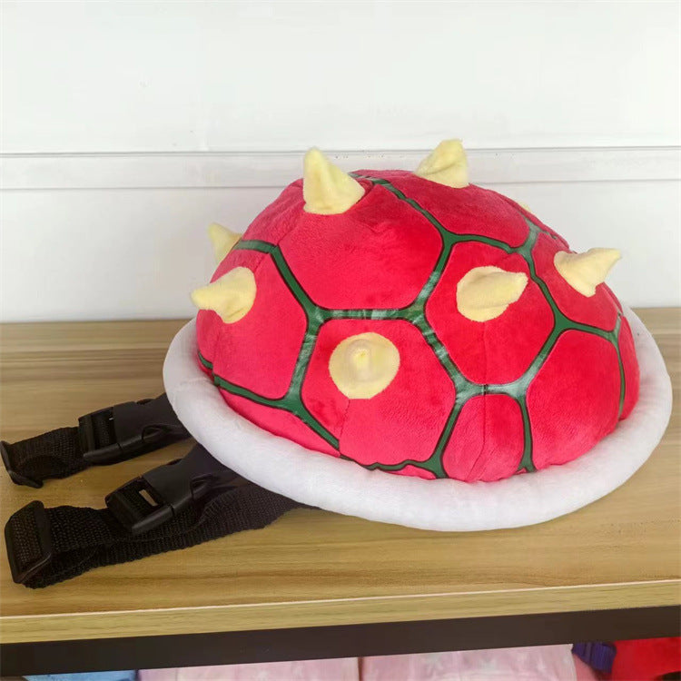 Plush Turtle Shell Backpack for Kids