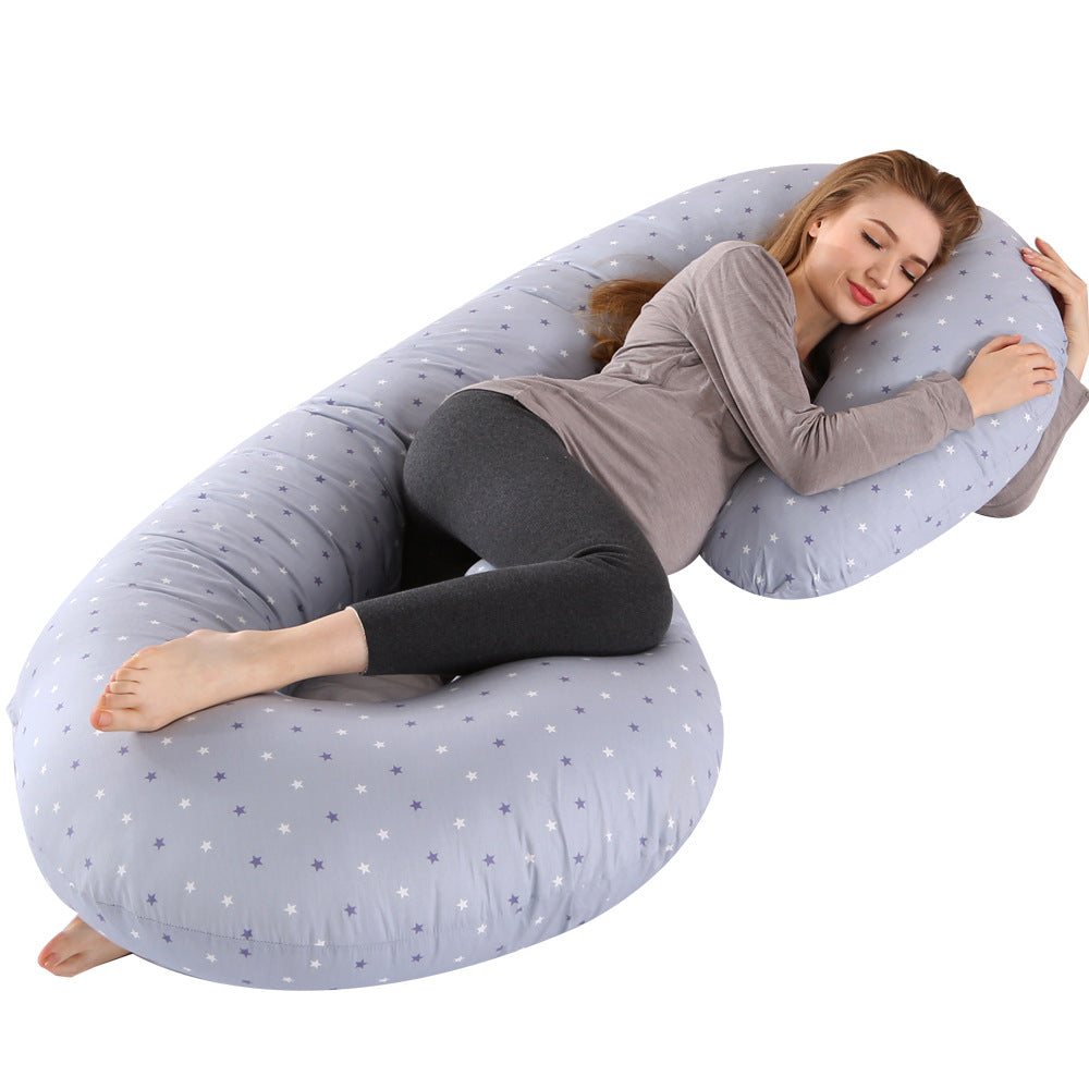 c shaped pregnancy pillow