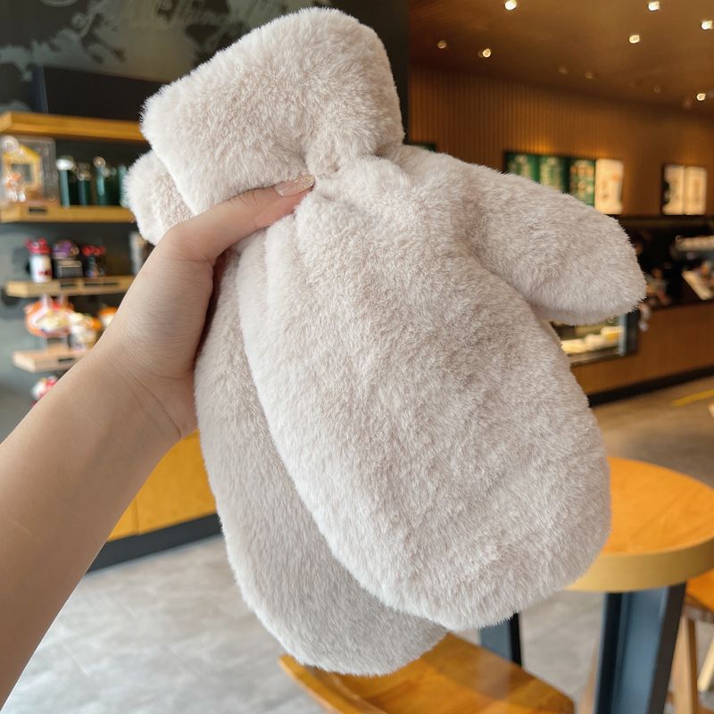 Bear Mittens Warm Plush Gloves
