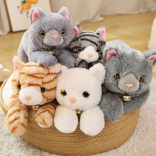 Simulation Cuddly Pillow Cat Plush