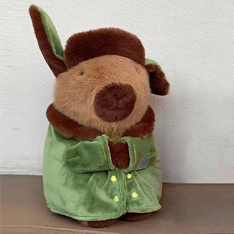Capybara Jacket Plush Toy