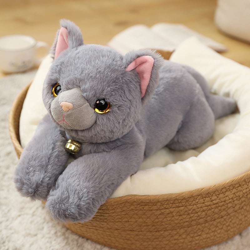 Simulation Cuddly Pillow Cat Plush