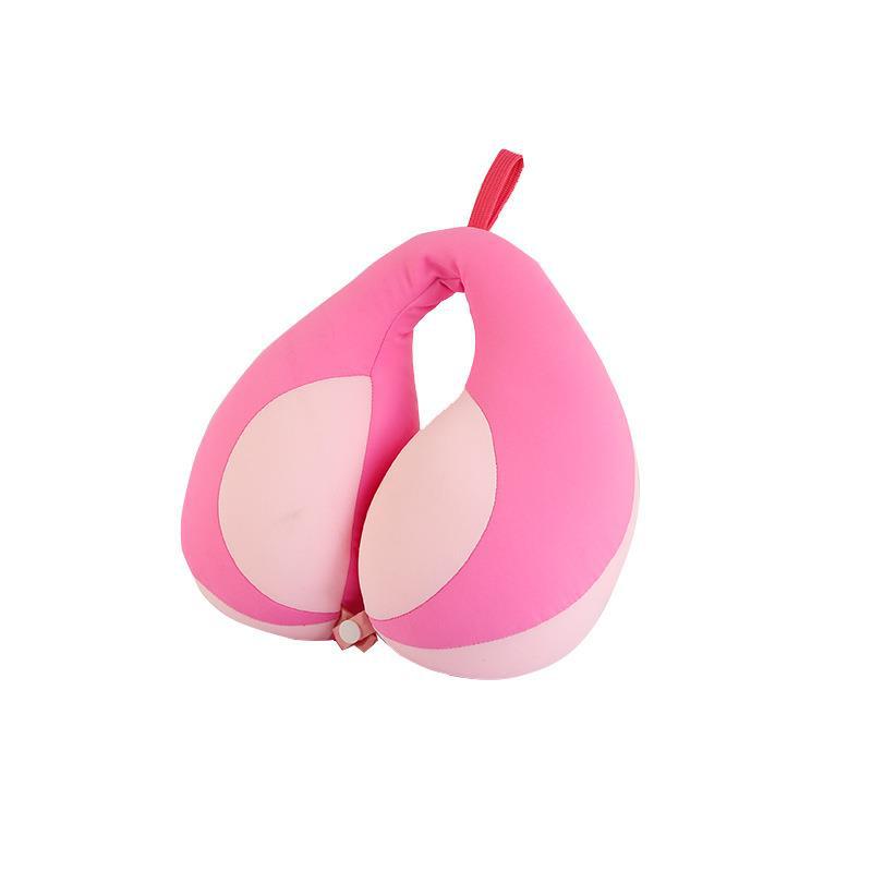 Pink U-shape Kids Neck Pillow