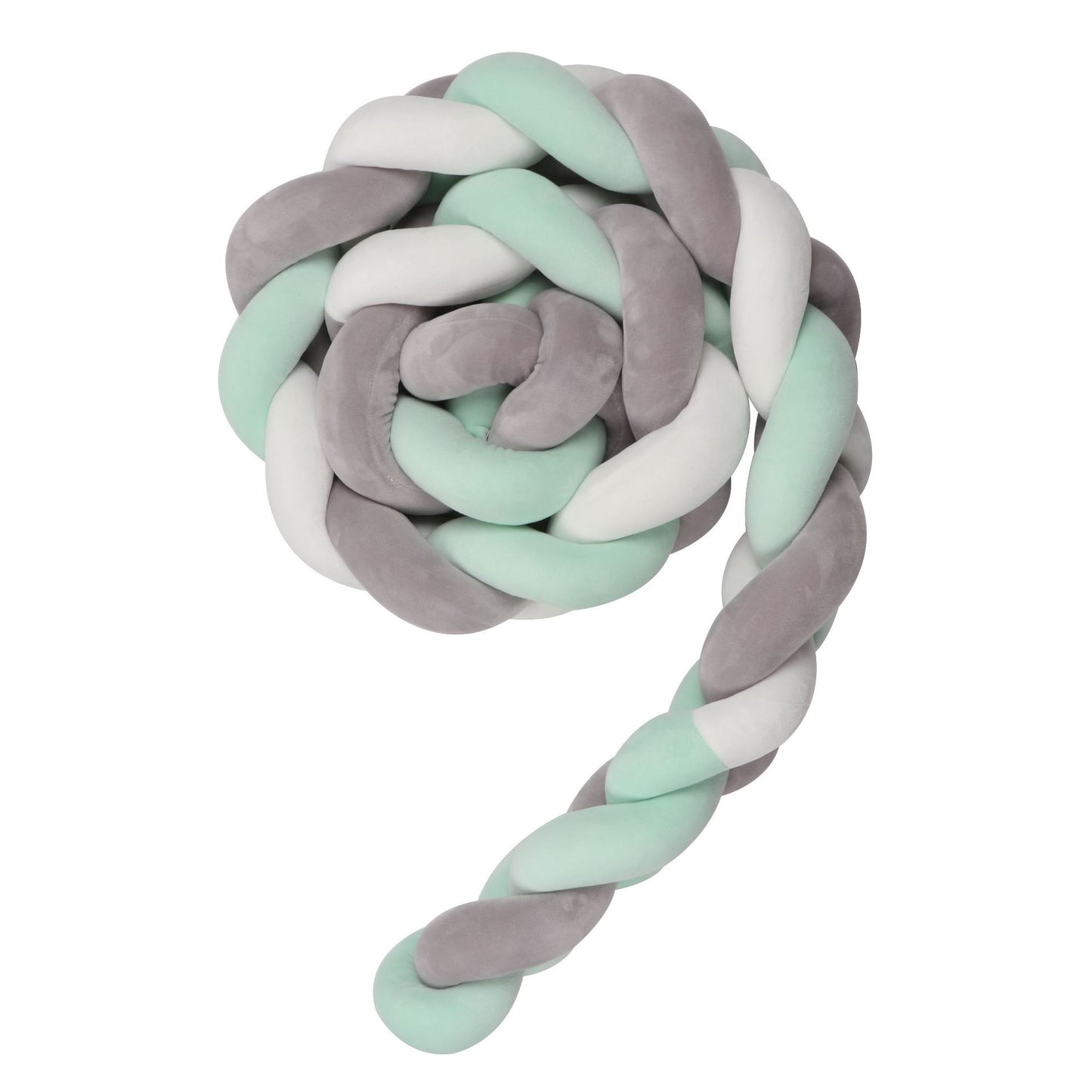 Braided Cot Bumper Baby Crib Protector