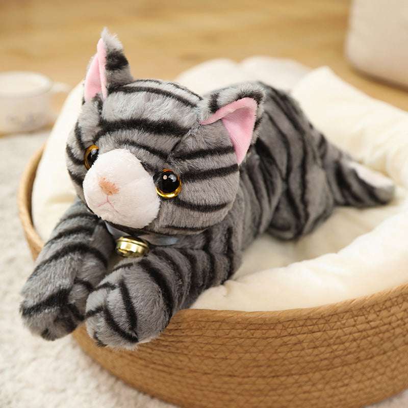 Simulation Cuddly Pillow Cat Plush