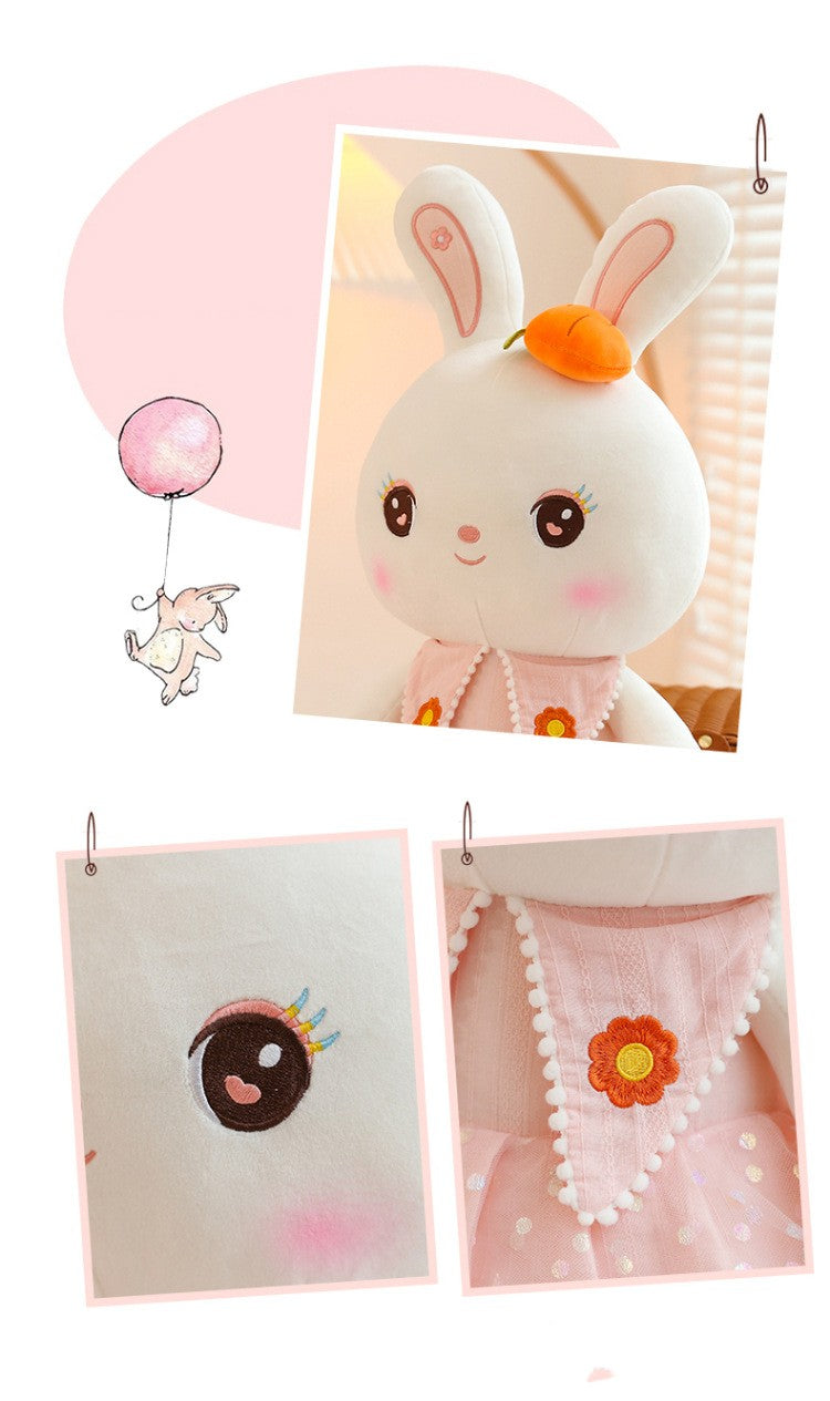 Sweetheart Rabbit Plush Throw Pillow