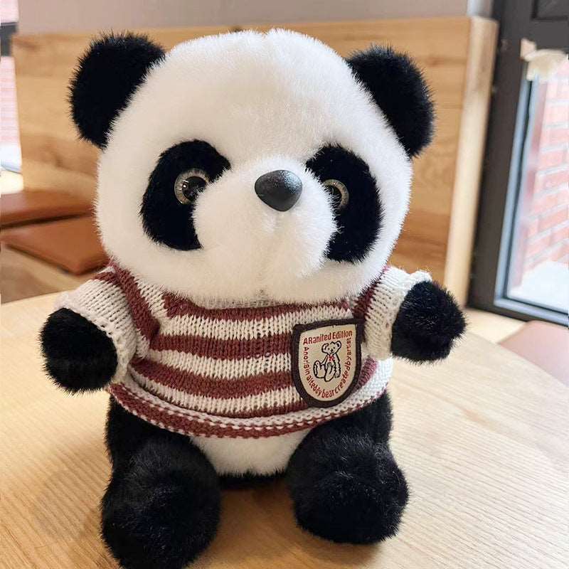National Treasure Giant Panda Sweater Plush Toy