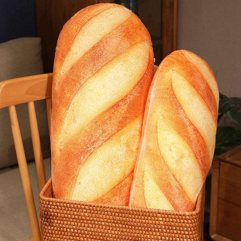 Adorable Bread Plush Pillow
