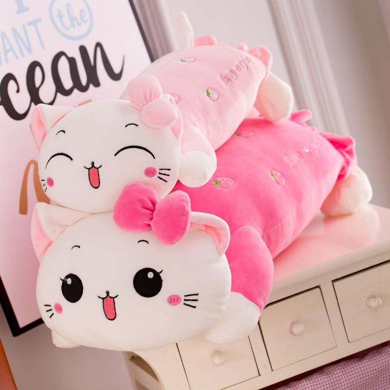 Lovely Stumbling Cat Plush Pillow