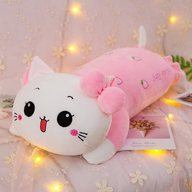 Lovely Stumbling Cat Plush Pillow