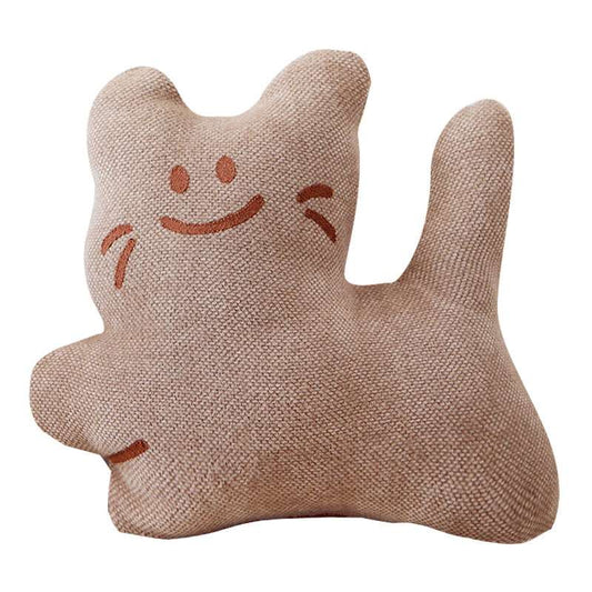 Cat throw cushion for sofa