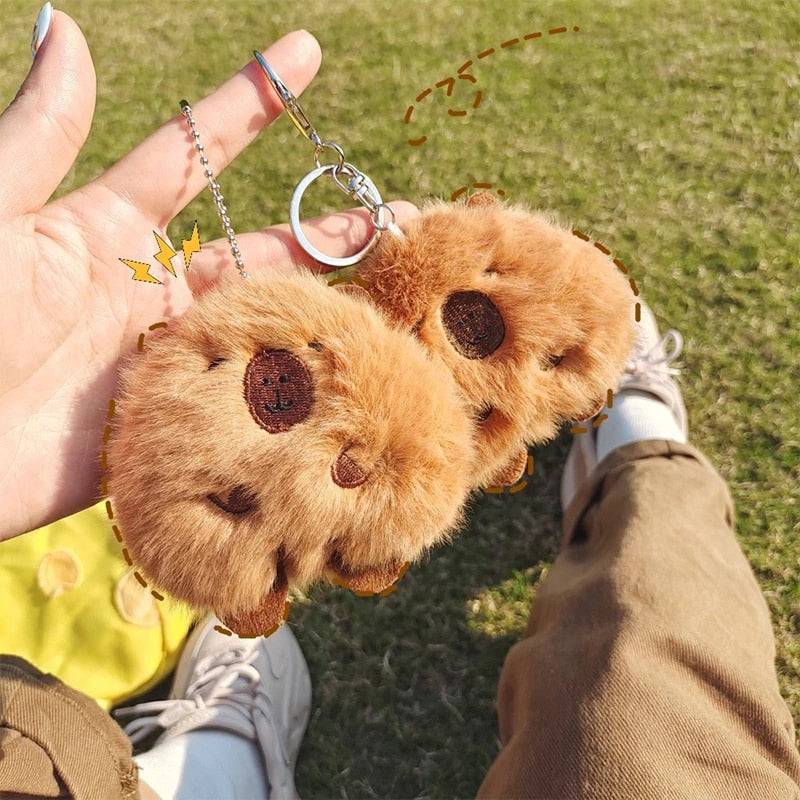 Squeaky Capybara Bag Charm Keyring